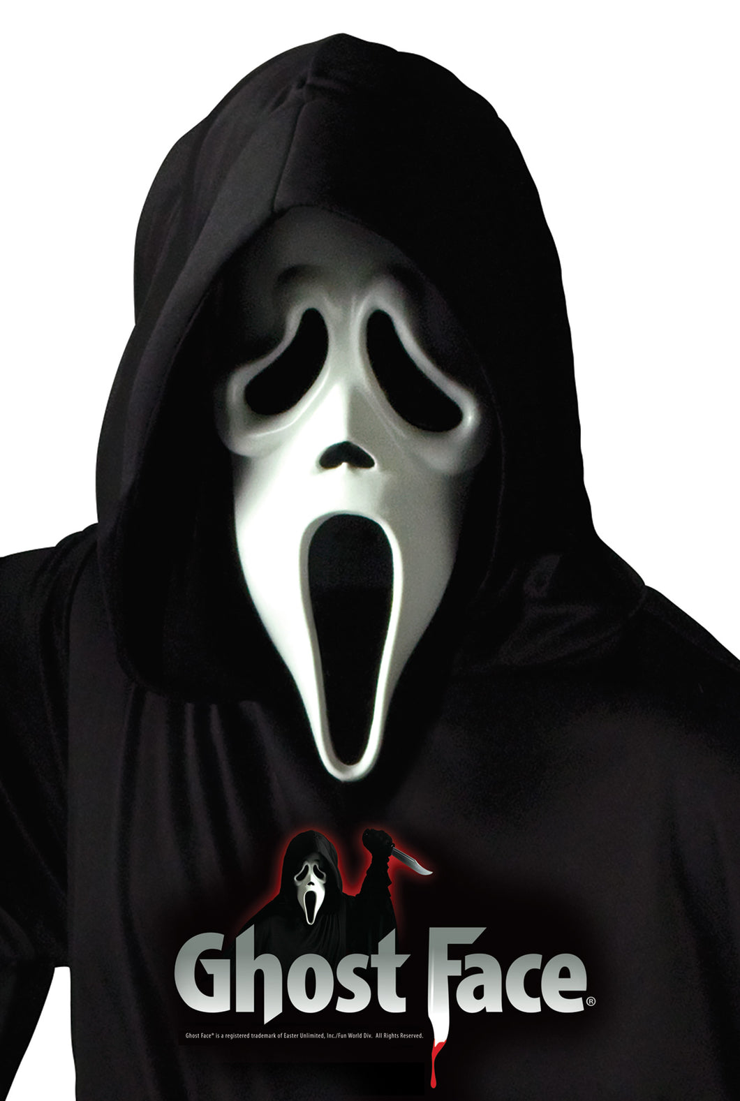 Ghost Face® Mask w/ Shroud