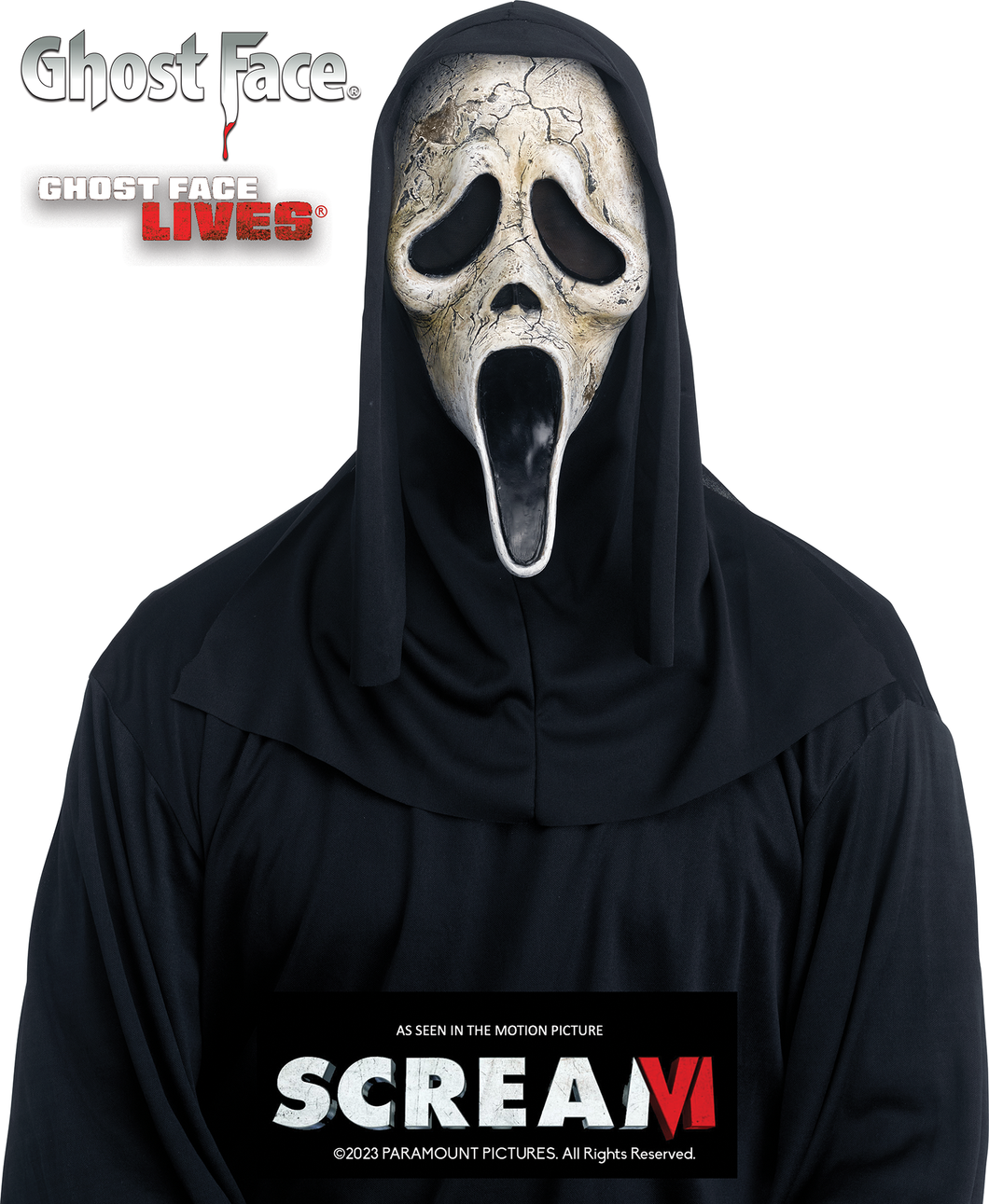 Ghost Face® Aged Mask - As Seen in the Motion Picture Scream VI