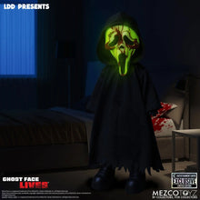 Load image into Gallery viewer, LDD Present Ghost Face Bloody Glow-in-the-Dark Edition 10-Inch Doll - Entertainment Earth Exclusive
