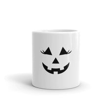 Load image into Gallery viewer, Original Pumpkin Face w/Eyelash Mug
